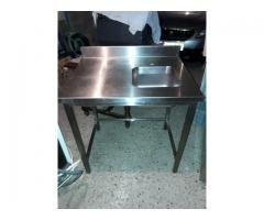 plonge inox table