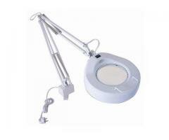 Lampe loupe en métal blanc professionelle